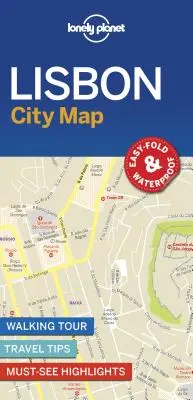 Lonely Planet Lizbona - mapa miasta 1 - Lonely Planet Lisbon City Map 1