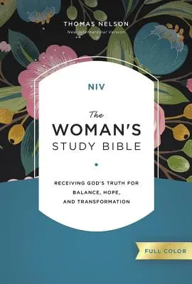 NIV, Biblia do studiowania dla kobiet, twarda oprawa, kolorowa: przyjmowanie Bożej prawdy dla równowagi, nadziei i przemiany - NIV, the Woman's Study Bible, Hardcover, Full-Color: Receiving God's Truth for Balance, Hope, and Transformation