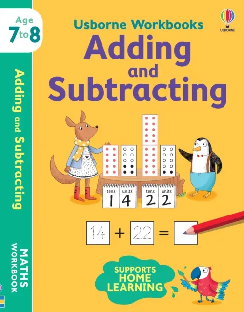 Zeszyty ćwiczeń Usborne Dodawanie i odejmowanie 7-8 - Usborne Workbooks Adding and Subtracting 7-8