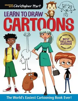 Naucz się rysować kreskówki: Najłatwiejsza na świecie książka o rysowaniu kreskówek! - Learn to Draw Cartoons: The World's Easiest Cartooning Book Ever!