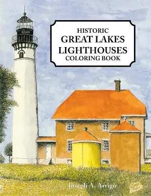 Kolorowanka z latarniami morskimi nad Wielkimi Jeziorami - Great Lakes Lighthouse Coloring Book