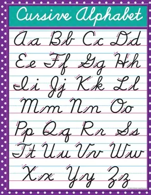 Alfabet kursywny: Zeszyt ćwiczeń do nauki pisma kursywnego dla dzieci i nastolatków: Beginning Cursive pomaga dzieciom nauczyć się podstaw pisma kursywnego w - Cursive Alphabet: Cursive Handwriting Workbook for Kids and teen: Beginning Cursive helps children learn the basics of cursive writing i