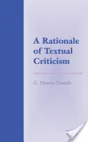 Uzasadnienie krytyki tekstowej - A Rationale of Textual Criticism