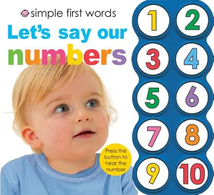 Proste pierwsze słowa: Powiedzmy nasze liczby - Simple First Words Let's Say Our Numbers