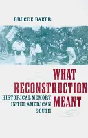 Co oznaczała rekonstrukcja: pamięć historyczna na amerykańskim Południu - What Reconstruction Meant: Historical Memory in the American South