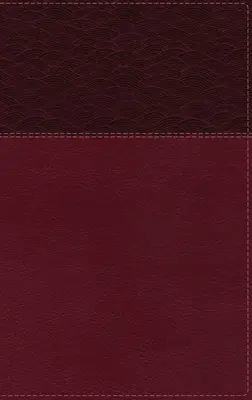 Nasb, Biblia cienkiego druku, duży druk, skórzana miękka, bordowa, wydanie z czerwonymi literami, tekst 2020, wygodny druk - Nasb, Thinline Bible, Large Print, Leathersoft, Burgundy, Red Letter Edition, 2020 Text, Comfort Print