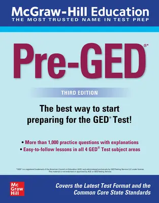 McGraw-Hill Education Pre-Ged, wydanie trzecie - McGraw-Hill Education Pre-Ged, Third Edition