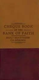 Książeczka czekowa Banku Wiary - Tan/Burgundy - Chequebook of the Bank of Faith - Tan/Burgundy