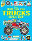 Zbuduj własne ciężarówki Książka z naklejkami - Build Your Own Trucks Sticker Book