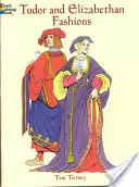 Kolorowanka z modą epoki Tudorów i elżbietańską - Tudor and Elizabethan Fashions Coloring Book