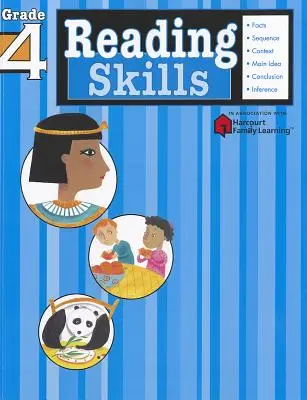 Umiejętności czytania: Klasa 4 (Flash Kids Harcourt Family Learning) - Reading Skills: Grade 4 (Flash Kids Harcourt Family Learning)