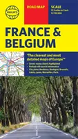 Mapa drogowa Philipa Francja i Belgia - Philip's Road Map France and Belgium