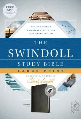 Swindoll Study Bible NLT, duży druk - The Swindoll Study Bible NLT, Large Print