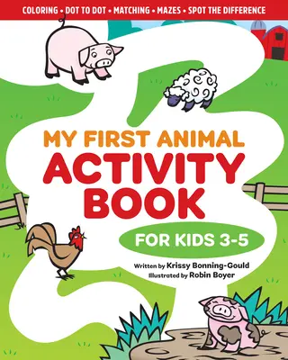 My First Animal Activity Book: Dla dzieci w wieku 3-5 lat - My First Animal Activity Book: For Kids 3-5