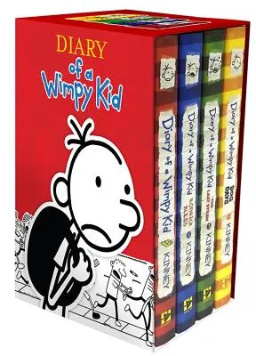 Diary of a Wimpy Kid Box of Books 1-4 w wersji poprawionej - Diary of a Wimpy Kid Box of Books 1-4 Revised