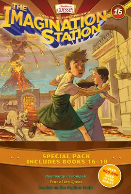 Imagination Station Books 3-Pack: Dzień zagłady w Pompejach / W strachu przed włócznią / Kłopoty w sierocym pociągu - Imagination Station Books 3-Pack: Doomsday in Pompeii / In Fear of the Spear / Trouble on the Orphan Train