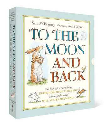 Na Księżyc i z powrotem: Zgadnij, jak bardzo cię kocham i Czy zostaniesz moim przyjacielem? Walizka - To the Moon and Back: Guess How Much I Love You and Will You Be My Friend? Slipcase