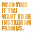 Przeczytaj to, jeśli chcesz być sławny na Instagramie: - Read This If You Want to Be Instagram Famous: