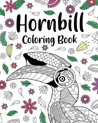 Kolorowanka dzioborożec - Hornbill Coloring Book