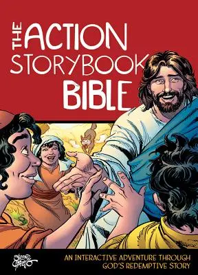 The Action Storybook Bible: Interaktywna przygoda przez odkupieńczą historię Boga - The Action Storybook Bible: An Interactive Adventure Through God's Redemptive Story
