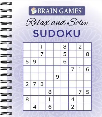 Brain Games - Relax and Solve: Sudoku (fioletowy) - Brain Games - Relax and Solve: Sudoku (Purple)