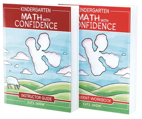 Matematyka w przedszkolu z pakietem pewności siebie: Podręcznik instruktora i zeszyt ćwiczeń dla ucznia - Kindergarten Math with Confidence Bundle: Instructor Guide & Student Workbook