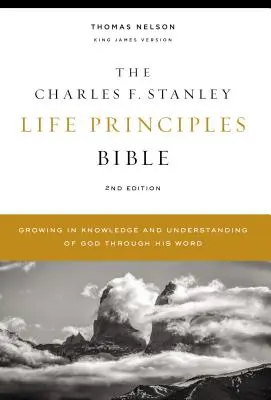 Kjv, Charles F. Stanley Life Principles Bible, wydanie 2, twarda oprawa, wygodny druk: Wzrastanie w wiedzy i zrozumieniu Boga poprzez Jego Słowo - Kjv, Charles F. Stanley Life Principles Bible, 2nd Edition, Hardcover, Comfort Print: Growing in Knowledge and Understanding of God Through His Word