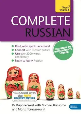 Kompletny kurs języka rosyjskiego dla początkujących i średnio zaawansowanych - (książka i materiały audio) - Complete Russian Beginner to Intermediate Course - (Book and audio support)