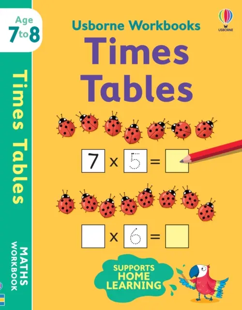 Zeszyty ćwiczeń Usborne Tabliczki mnożenia 7-8 - Usborne Workbooks Times Tables 7-8