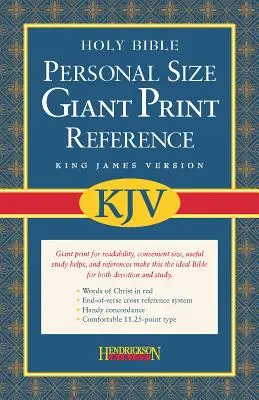 Biblia osobista w dużym formacie - KJV - Personal Size Giant Print Reference Bible-KJV