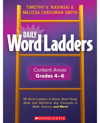 Codzienne drabiny słowne Obszary treści, klasy 4-6 - Daily Word Ladders Content Areas, Grades 4-6