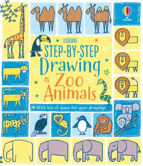 Rysowanie zwierząt w zoo krok po kroku - Step-by-step Drawing Zoo Animals