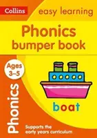 Zeszyt do nauki fonetyki dla dzieci w wieku 3-5 lat - idealny do nauki w domu - Phonics Bumper Book Ages 3-5 - Ideal for Home Learning