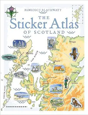 Naklejkowy atlas Szkocji - The Sticker Atlas of Scotland