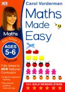 Maths Made Easy: Beginner, 5-6 lat (Key Stage 1) - wspiera krajowy program nauczania, zeszyt ćwiczeń do matematyki - Maths Made Easy: Beginner, Ages 5-6 (Key Stage 1) - Supports the National Curriculum, Maths Exercise Book