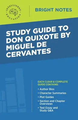 Przewodnik do Don Kichota autorstwa Miguela de Cervantesa - Study Guide to Don Quixote by Miguel de Cervantes