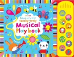 Pierwsza muzyczna książeczka z zabawkami dla niemowląt - Baby's Very First touchy-feely Musical Playbook