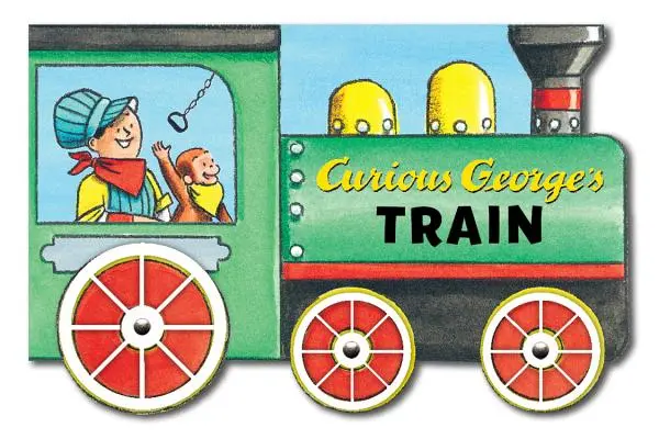 Pociąg Ciekawskiego George'a (Mini Movers Shaped Board Books) - Curious George's Train (Mini Movers Shaped Board Books)