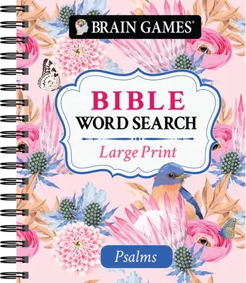 Gry Mózgowe - Wyszukiwanie słów w Biblii w dużym formacie: Psalmy - Brain Games - Large Print Bible Word Search: Psalms