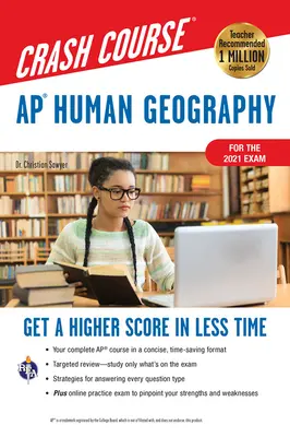 Ap(r) Human Geography Crash Course, do egzaminu 2021, Książka + Online: Uzyskaj lepszy wynik w krótszym czasie - Ap(r) Human Geography Crash Course, for the 2021 Exam, Book + Online: Get a Higher Score in Less Time