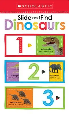 Dinozaury 123: Scholastic Early Learners (Przesuń i znajdź) - Dinosaurs 123: Scholastic Early Learners (Slide and Find)