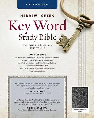 Hebrew-Greek Key Word Study Bible-KJV: Kluczowy wgląd w Słowo Boże - Hebrew-Greek Key Word Study Bible-KJV: Key Insights Into God's Word