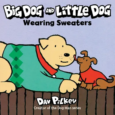 Duży pies i mały pies w swetrach - Big Dog and Little Dog Wearing Sweaters