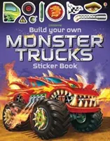 Zbuduj własną książkę z naklejkami Monster Trucks - Build Your Own Monster Trucks Sticker Book