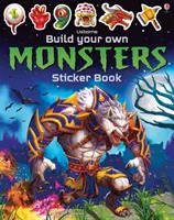 Zbuduj własne potwory - książka z naklejkami - Build Your Own Monsters Sticker Book