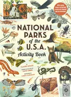 Parki narodowe USA: Activity Book: Z ponad 15 zadaniami, rozkładanym plakatem i 50 naklejkami! - National Parks of the Usa: Activity Book: With More Than 15 Activities, a Fold-Out Poster, and 50 Stickers!