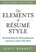 Elementy stylu CV: Podstawowe zasady pisania CV i listów motywacyjnych, które działają - The Elements of Resume Style: Essential Rules for Writing Resumes and Cover Letters That Work