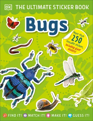 Najlepsza książka z naklejkami - robaki - The Ultimate Sticker Book Bugs