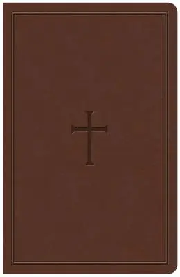 KJV Large Print Personal Size Reference Bible, brązowa skóra dotykowa - KJV Large Print Personal Size Reference Bible, Brown Leathertouch