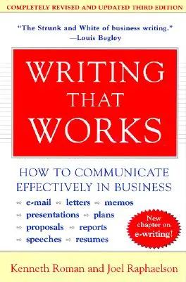 Writing That Works, 3rd Edition: Jak skutecznie komunikować się w biznesie - Writing That Works, 3rd Edition: How to Communicate Effectively in Business